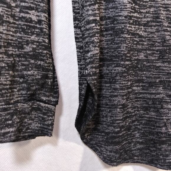 Enough About Me Heather Gray Reindeer Long Sleeve Henley Top Size M - Picture 6 of 6